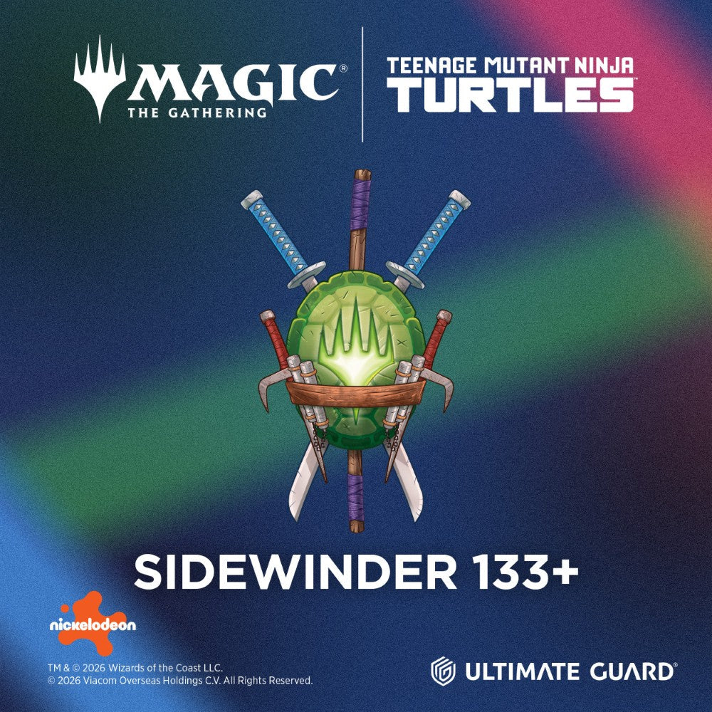 PREORDER Ultimate Guard: Deck Box  XenoSkin Sidewinder 133+  MTG: TMNT  Blue Pizza