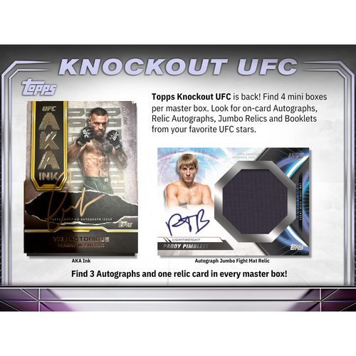 2024 Topps UFC Knockout Hobby Box