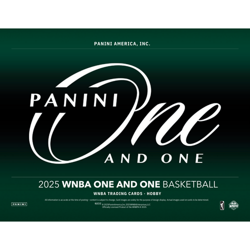 2025 Panini One and One WNBA Basketball Hobby Box